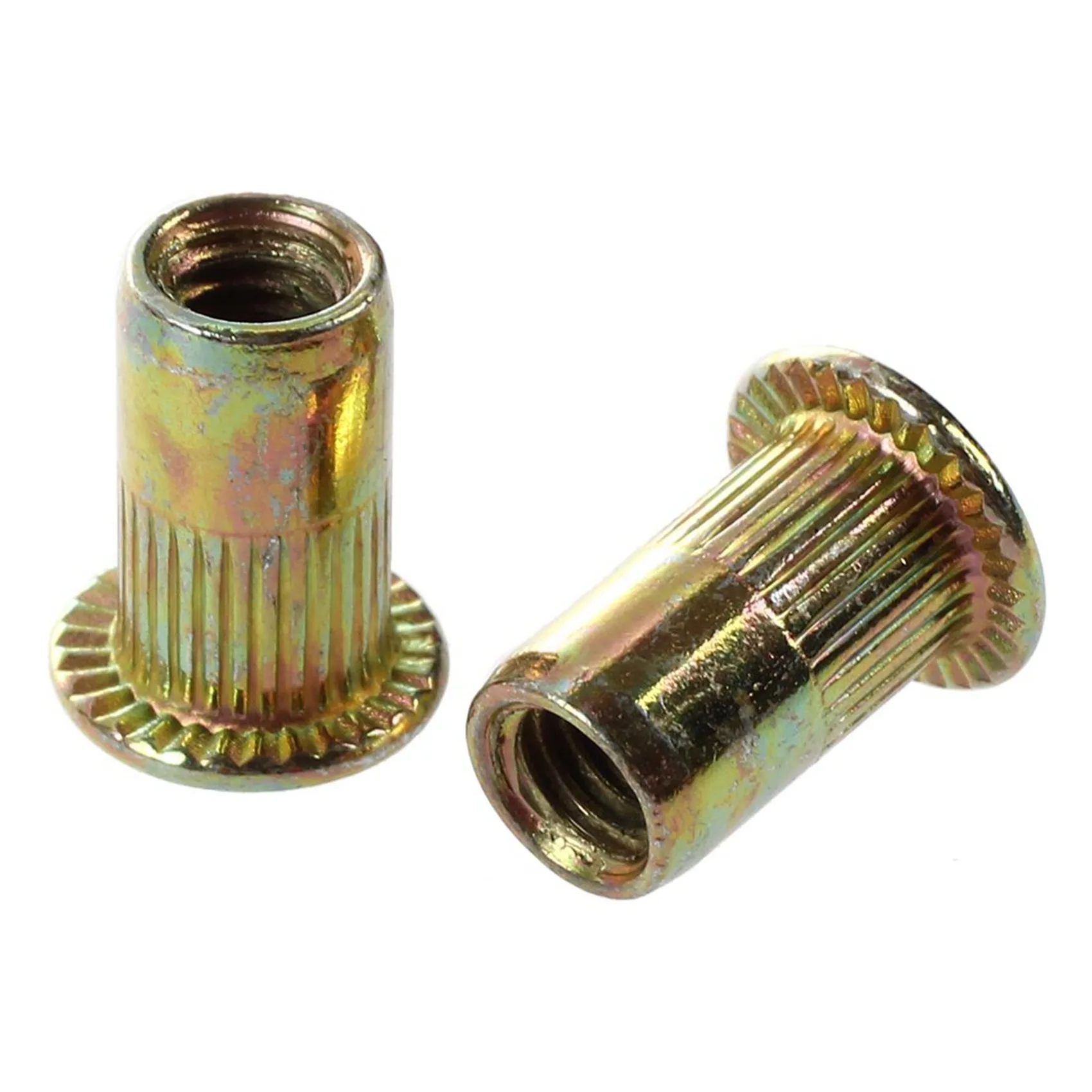 

AB35-150 Pcs M10/M12/M8/M5/M6/M4/M4 Flat Head Rivet Nut Furniture Decoration Instrument (M4)
