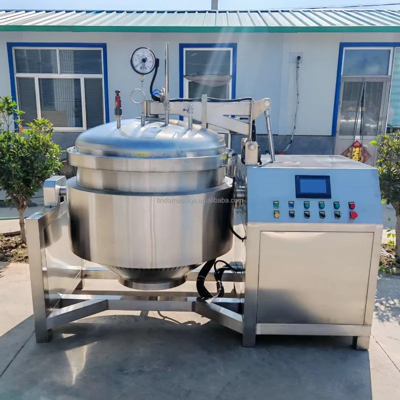 Industrial Pressure Cookers Commercial Big Capacity Electric Gas Heating High Pressure Cooking Pot Customized Wholesale
