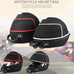 Motorcycle Helmet Bag Waterproof Motorbike Travel Luggage Helmet Backpack MotocrossTail Bag Multifunction Rear Seat Bag Parts