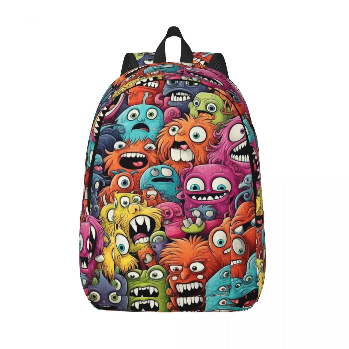 Halloween Monster Cartoon Backpack for Boy Girl Teenage Student School Bookbag Daypack Primary Bag Gift