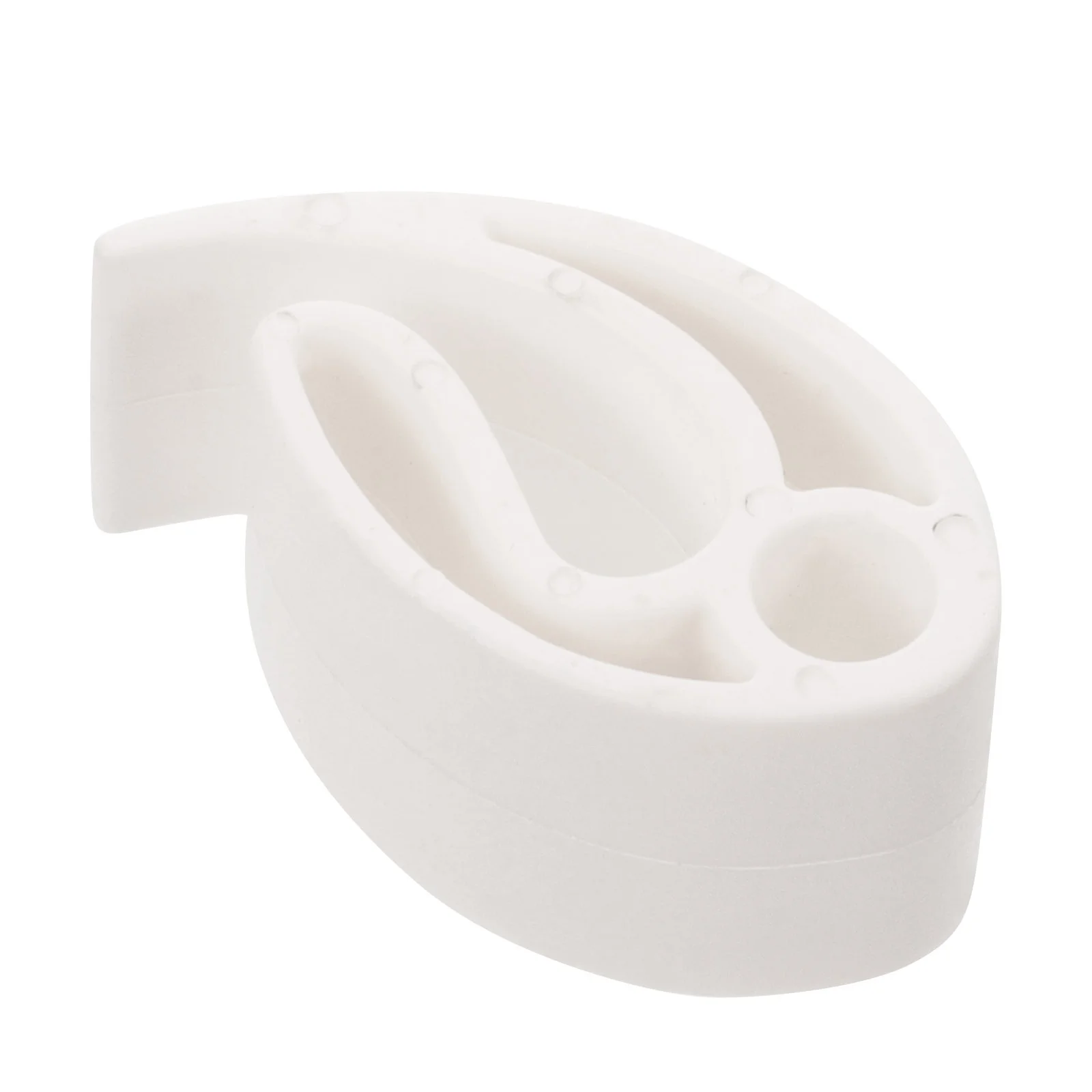 

Portable Flying Disc Clip White Sports Bracket Buckle Outdoor Toys PE Wear resistant HOLDER Small Carry Supply Lightweight