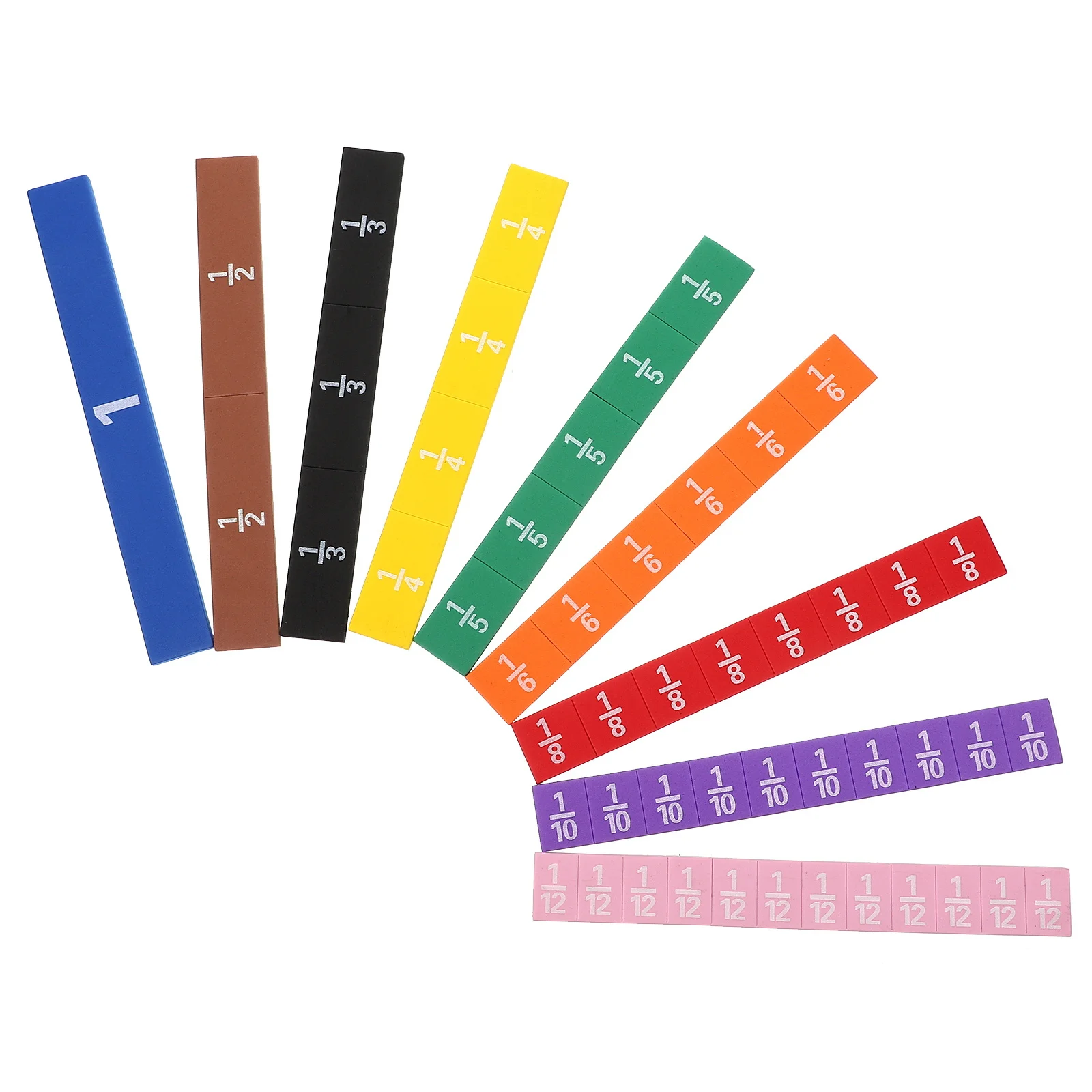 1 set 1 Set Blocchi di frazioni Bambini Matematica Apprendimento educativo Eva Puzzle Manipolativo Insegnamento Frazione Eva Pezzi Strumento