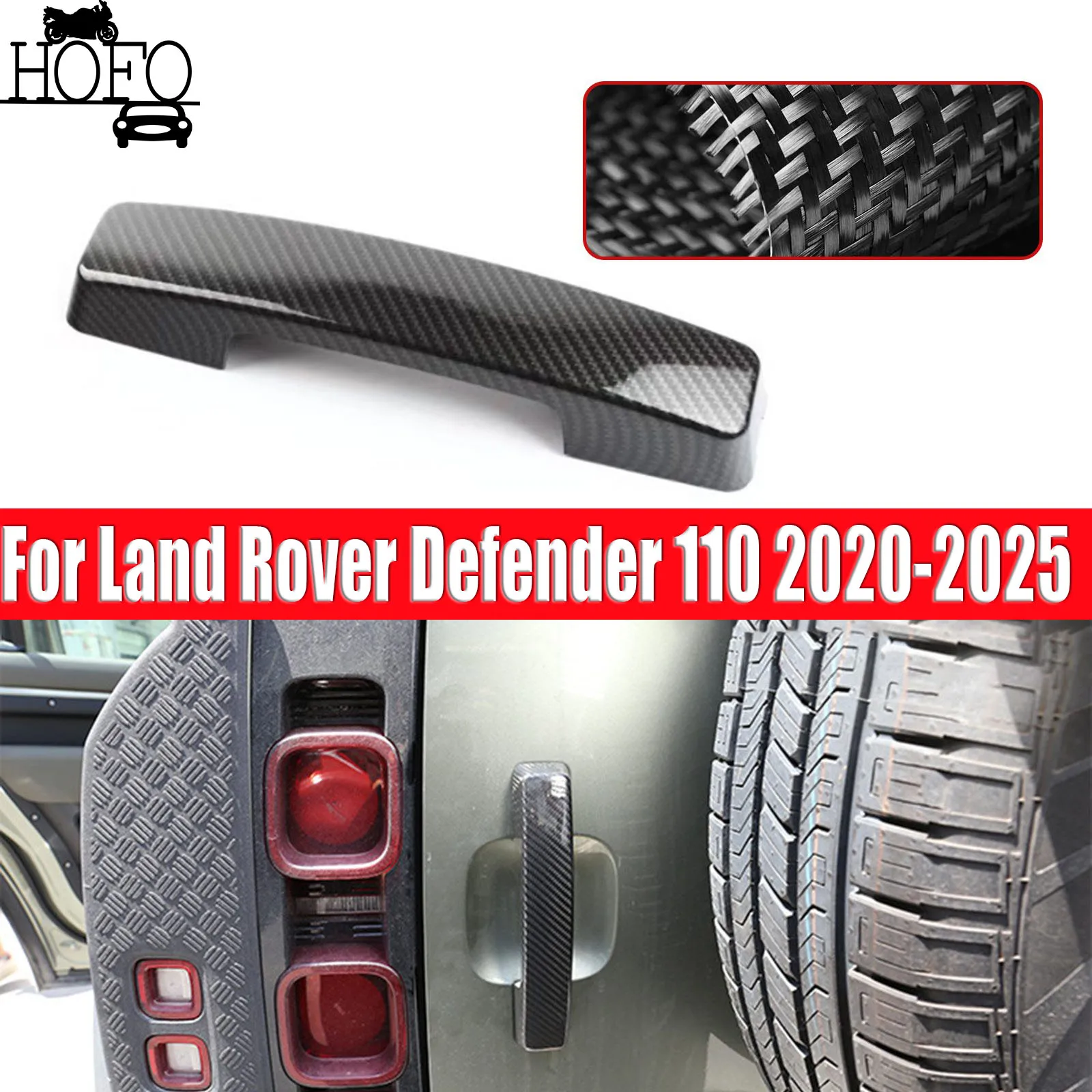 

For Land Rover Defender 110 2020-2025 Tailgate Handle Cover Trim