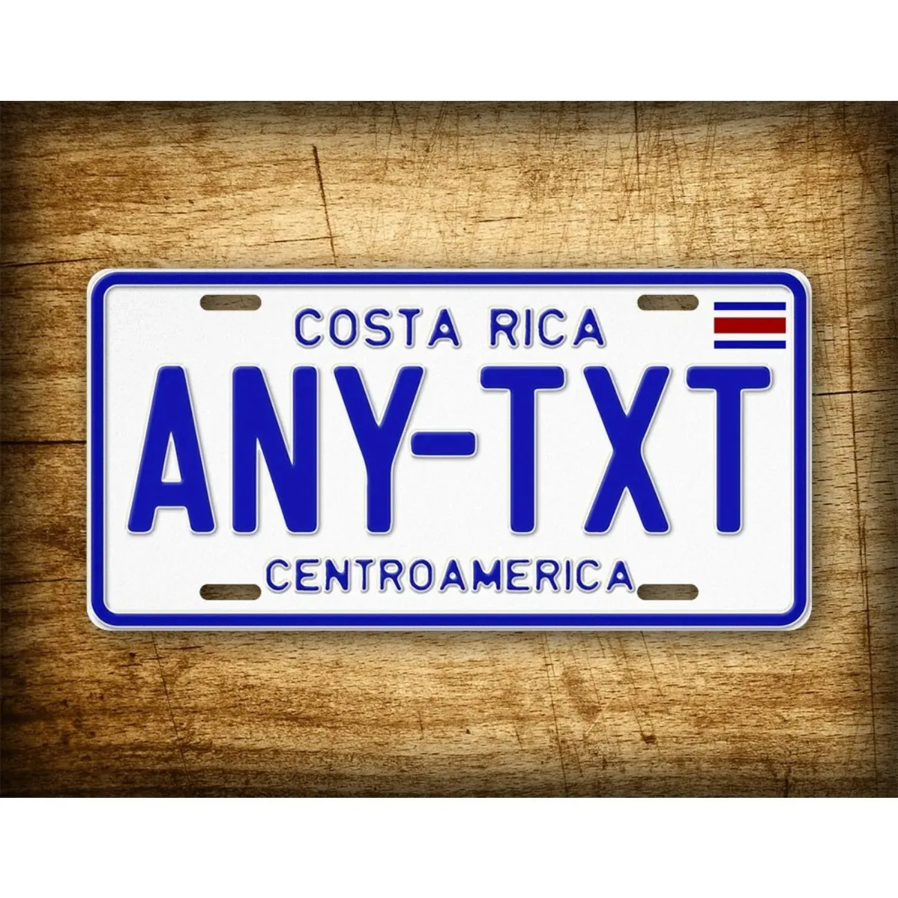 Costa Rica CentroAmerica Metal Sign, Dustproof Waterproof Home Wall Decor