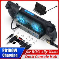 For Mobile phone/Tablet laptop 4K 60Hz USB C Docking Station Type C USB 3.0 2.0 PD 100W for ROG Ally Game Dock Console