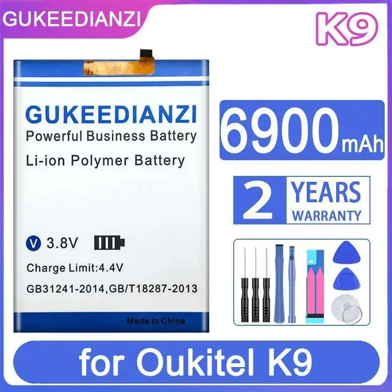

Для Oukitel K9 6900 мАч долговечный аккумулятор для мобильного телефона высокая эффективность