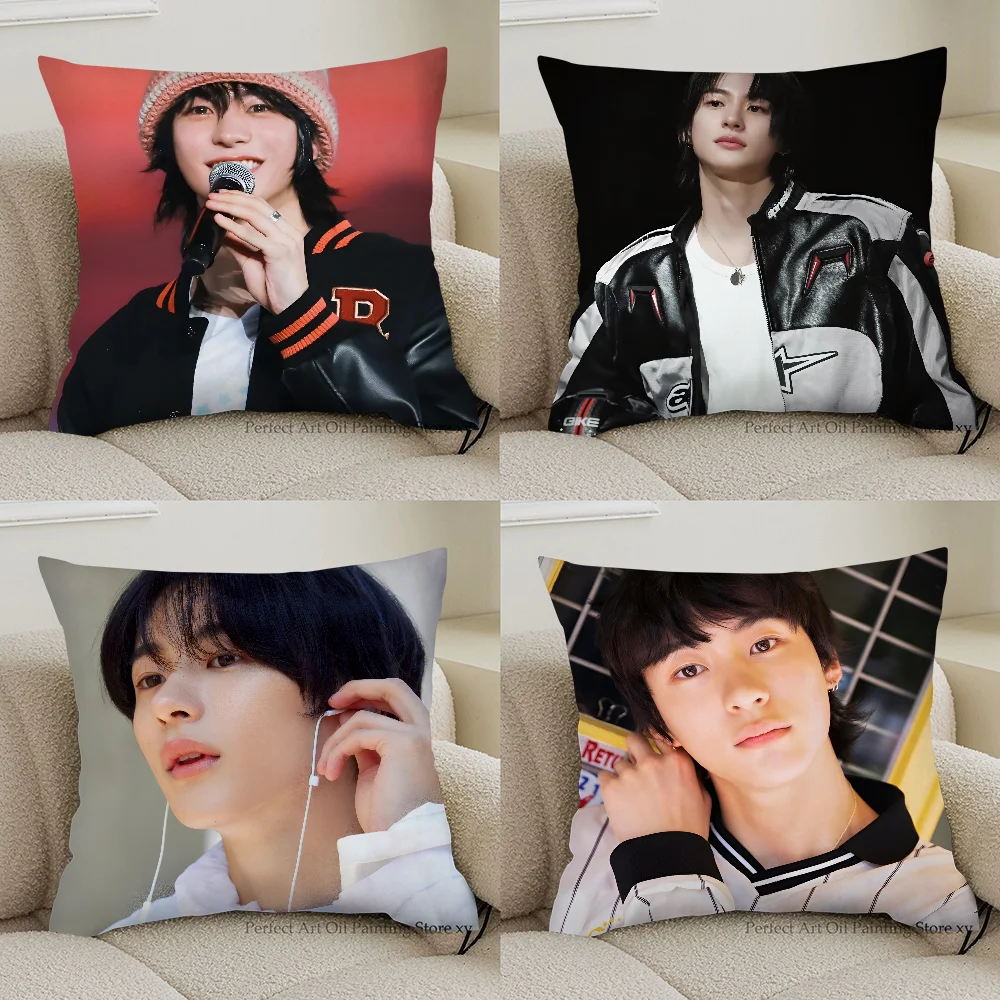1 قطعة أنطون Chanyoung Lee Kpop كيس وسادة وسادة مربعة غطاء الوسادة غرفة نوم أريكة غرفة الديكور غطاء وسادة غير رسمي