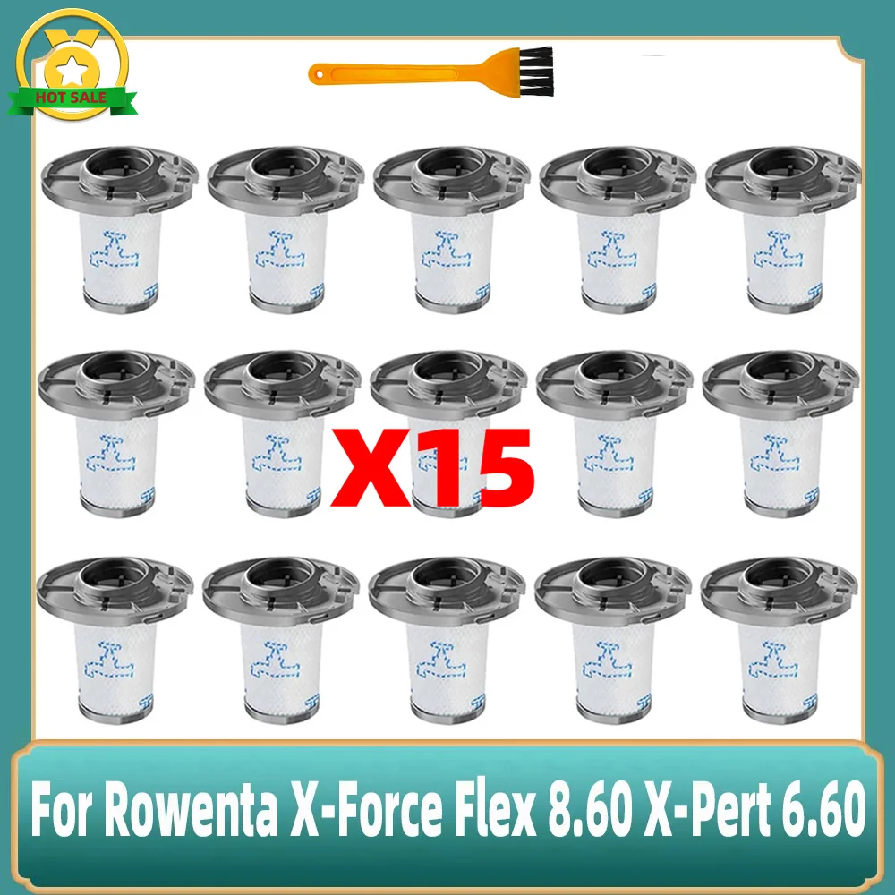 Wasch barer Filter für rowenta x-force flex 8,60 x-pert 6,60 Ersatzteil für Akku-Staubsauger