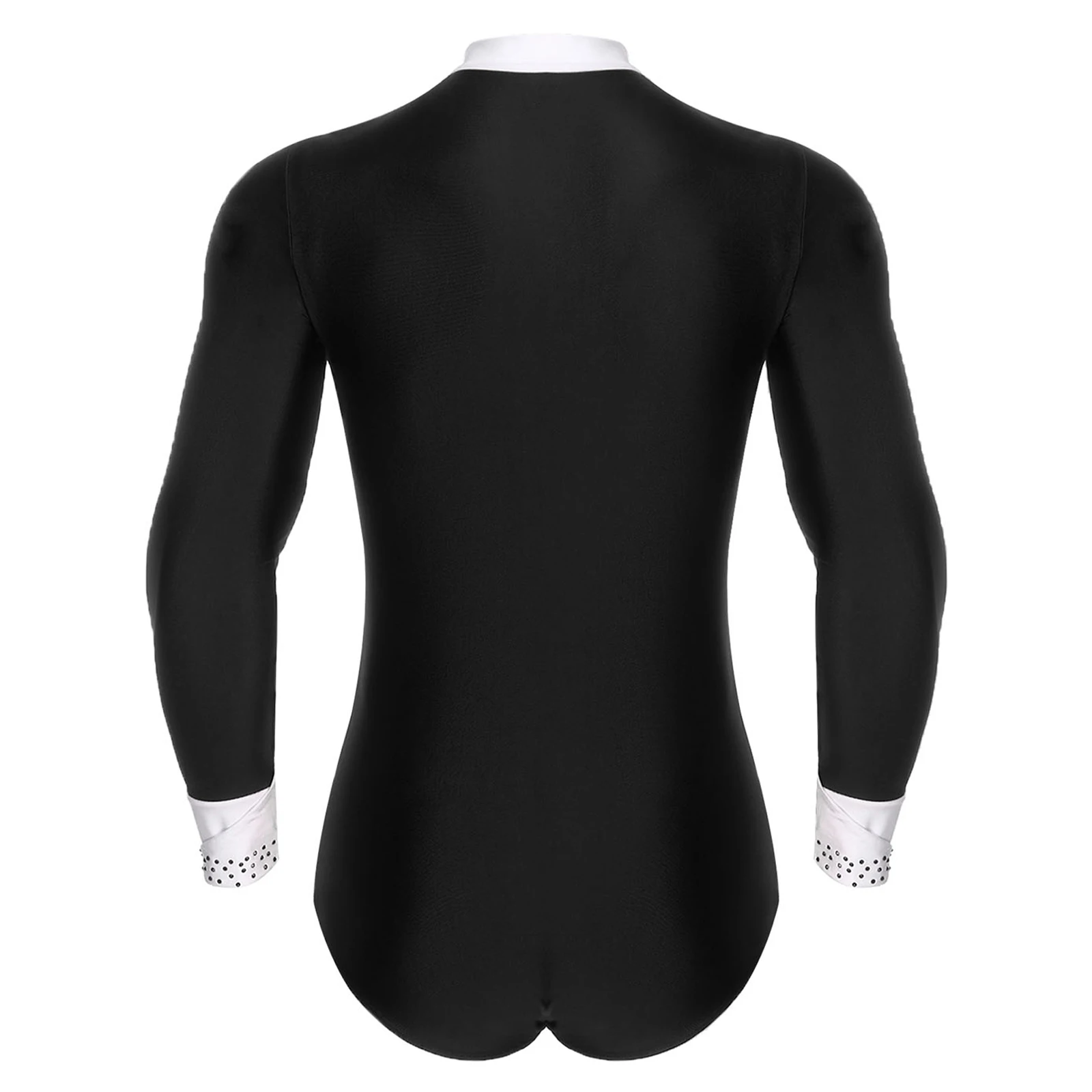 Justaucorps de danse latine moderne pour hommes, body professionnel pour salle de bal, Salsa, Tango, Rumba, Samba, combinaison de Performance, chemises de danse