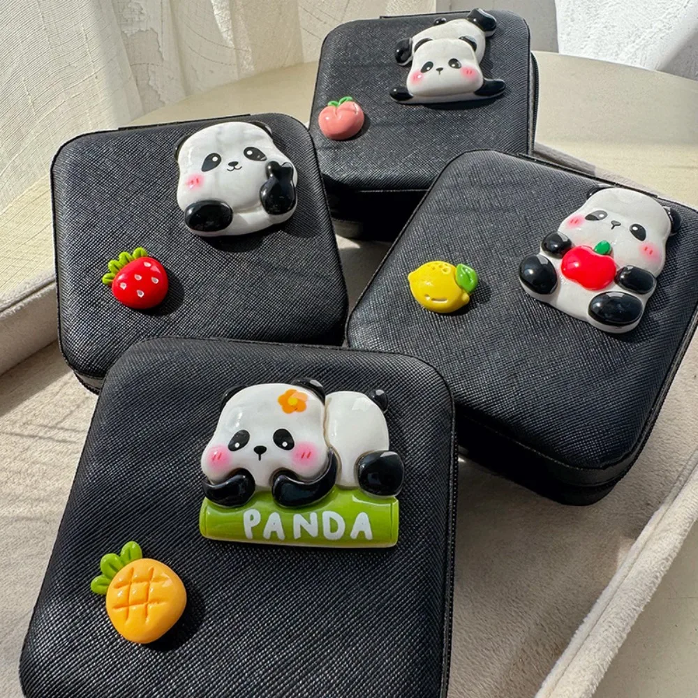 New Cartoon Capybara Jewelry Storage Box Large Capacity Portable Necklace Ring Case Cute Creative Jewelry Display Box