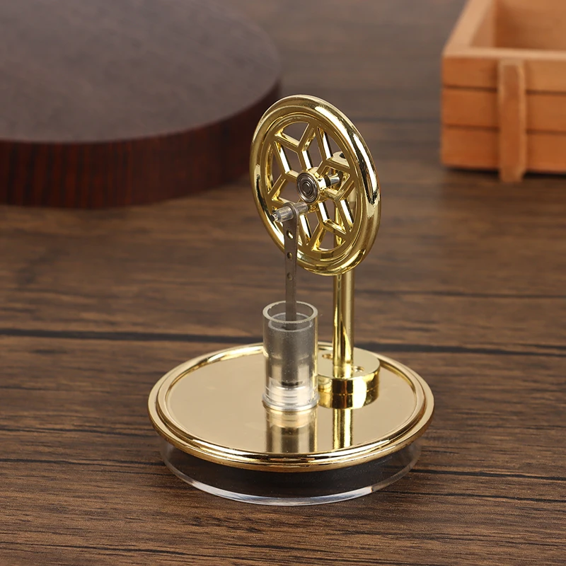 Mini Low Temperature Difference Stirling Engine Model Steam Power Piston Engine Model Experimental Toy Gift