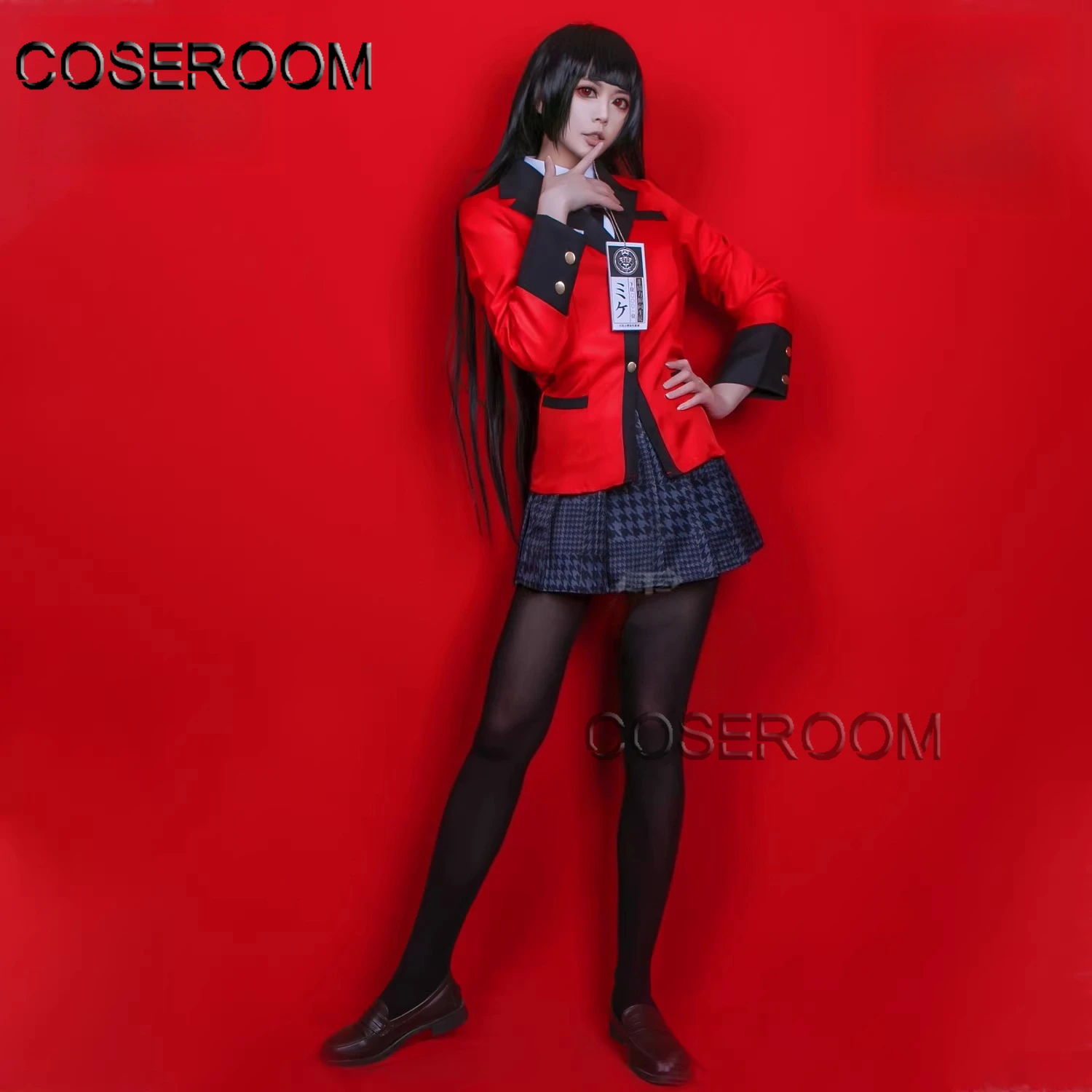 Anime Kakegurui Compulsive Gambler Jabami Yumeko Cosplay Costume Dress Carnival Halloween Comic Con Role Play Outfit