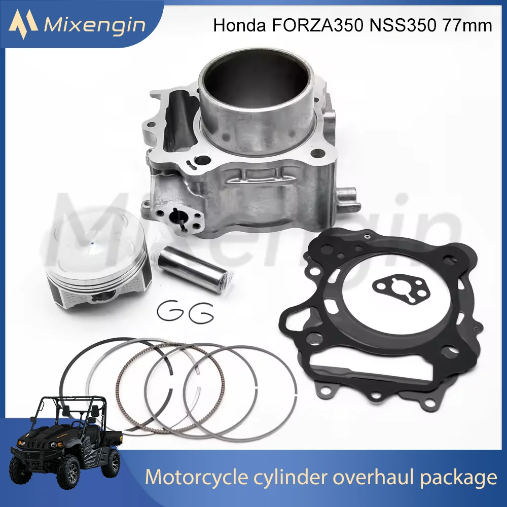 Motor Engine Parts cylinder piston gasket Rebuild Overhaul Kit for 2019-2023 Honda  Forza ADV350 SH350 Bore 77mm 12100-K1B-T00