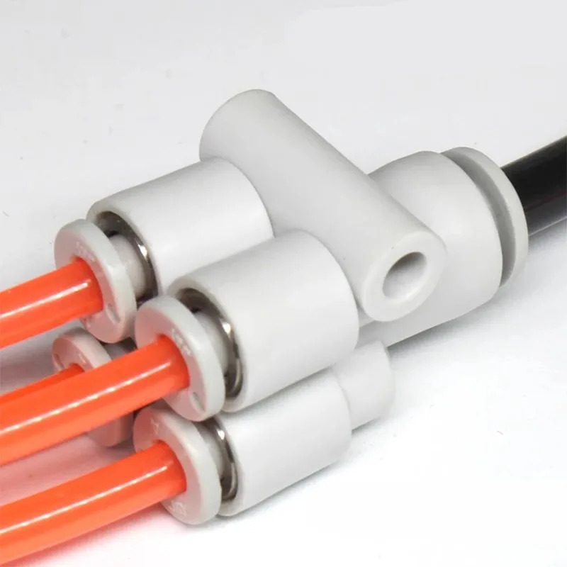 KQ2UD Pneumatic Quick Connector Y-shaped Five Way Variable Diameter Inlet And Outlet Pipe PU Hose 6 8 10mm PRG04-06 10-12 08-10