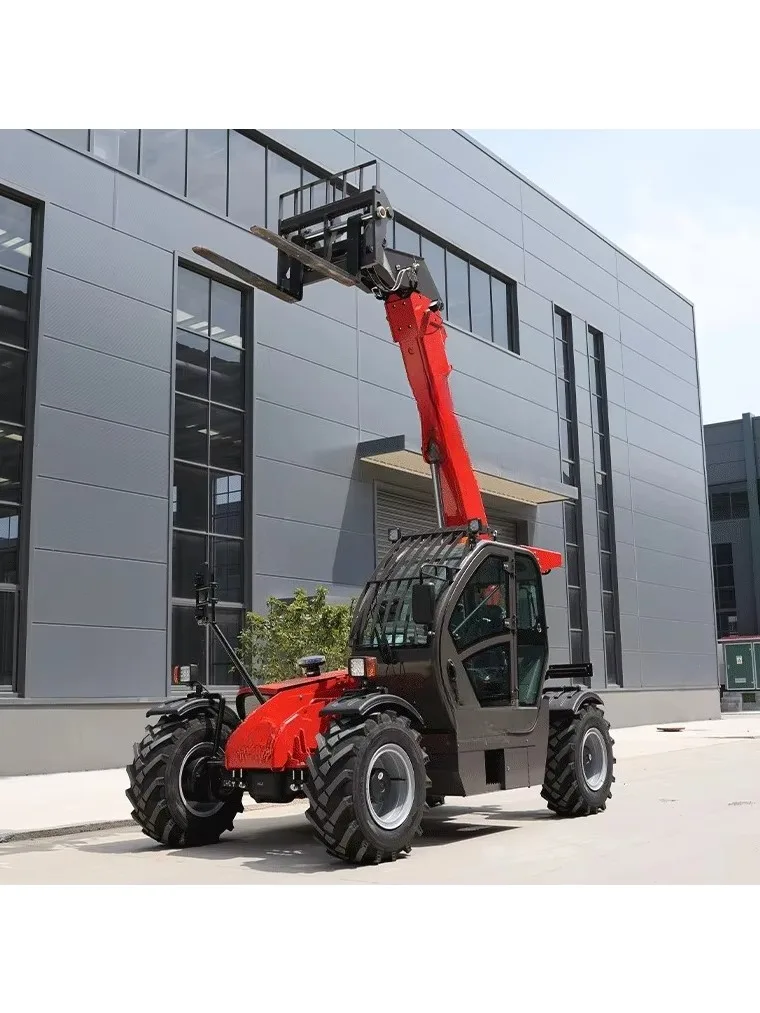 Custom Telescopic Handler Compact Wheel Loader with Extendable Reach with Quick Hitch System