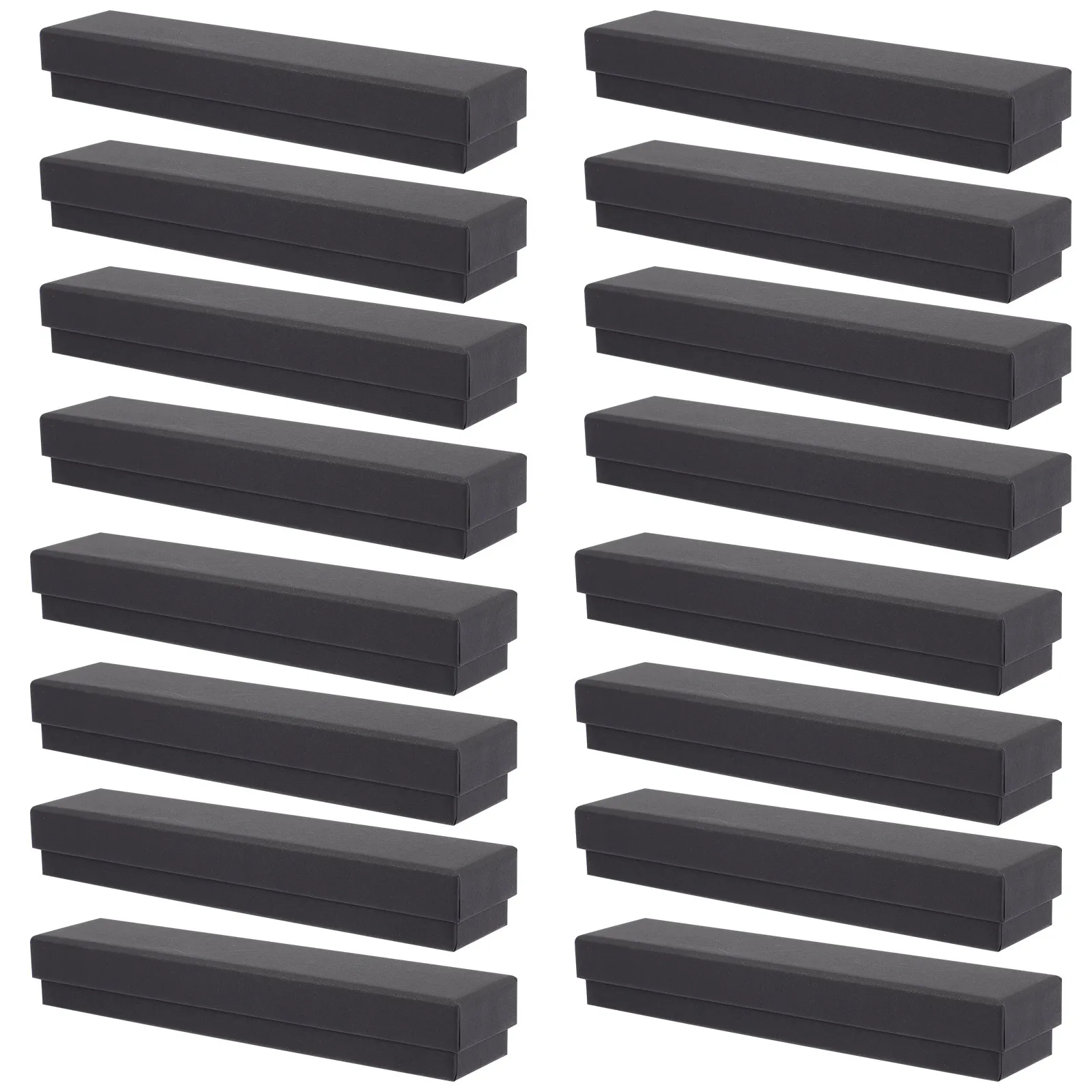 

24Pcs Jewelry Box Rectangular Storage Case Dustproof Minimalist Organizer for Necklaces Watches Bracelets Gift Packaging Display