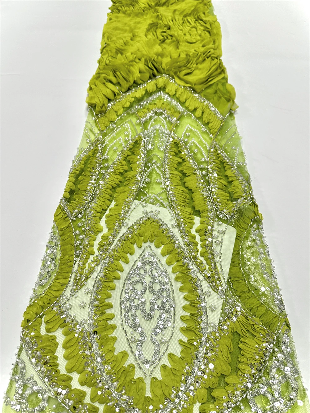 الترتر الأفريقي مطرز أقمشة الدانتيل 2025 جودة عالية التطريز الفرنسية النيجيري أقمشة الدانتيل لمواد الخياطة الزفاف