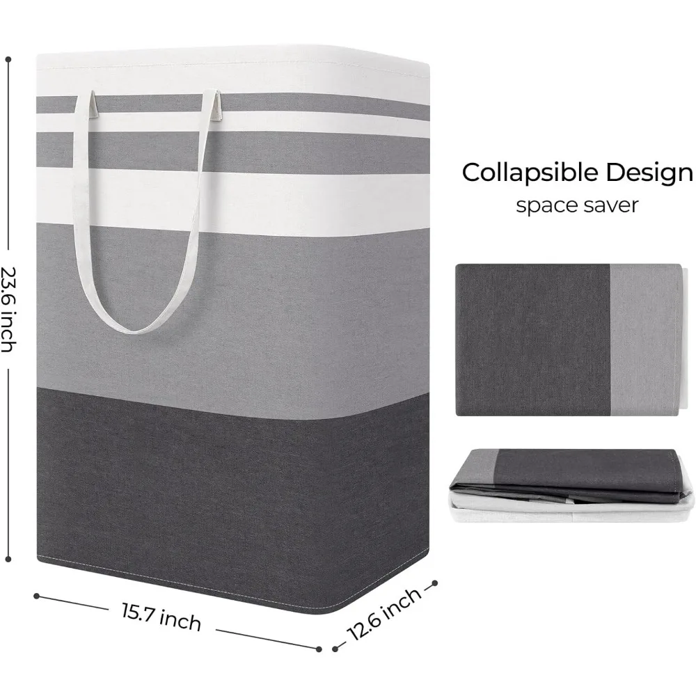 Складная корзина для грязного белья большой емкости, водонепроницаемая хлопково-льняная корзина для грязной одежды, игрушечная корзина для белья,