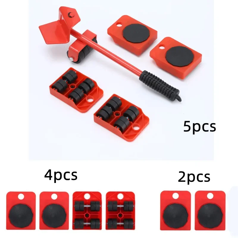 Multipurpose Furniture Mover Set – 2/4/5pcs Heavy Duty Rollers For Effortless Moving & Lifting image 2