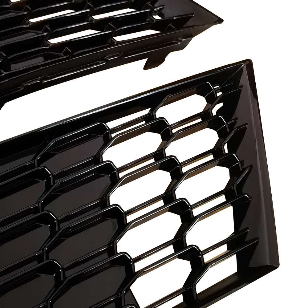 Honeycomb Mesh For AUDI A3 8V S-LINE S3 SPORTBACK 2017 2018 2019 Car Front Bumper Fog Light Grille Fog Lamp Cover Racing Style