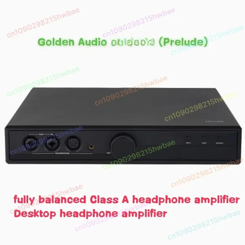 

Desktop Headphone Amplifier Genuine Product New Golden Audio Prelude Fully Balanced Class A Earamplifier