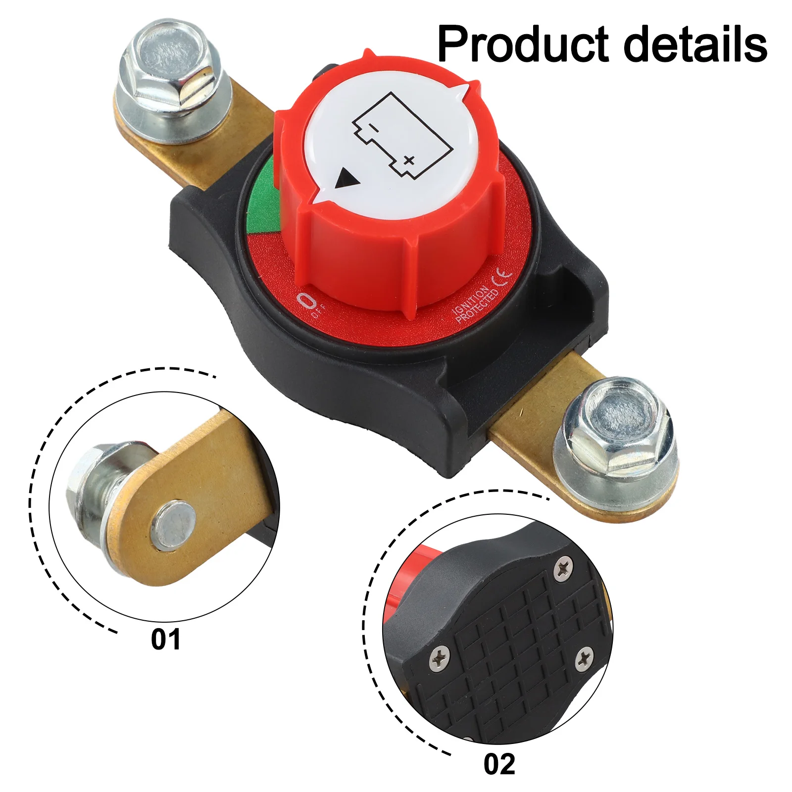 Marine Switch Disconnect Switch Reliable Conductivity for versatile DC Compatibility Copper Conductive Strip For RVs
