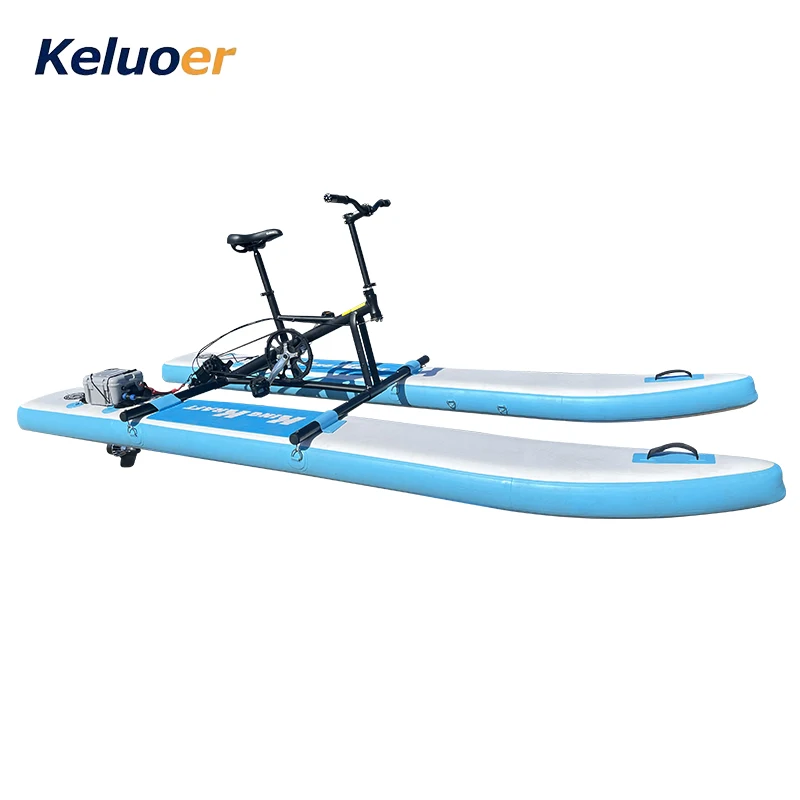 Bicicleta de agua eléctrica, bote de Pedal, bicicleta de agua flotante inflable, bicicleta de agua a la venta