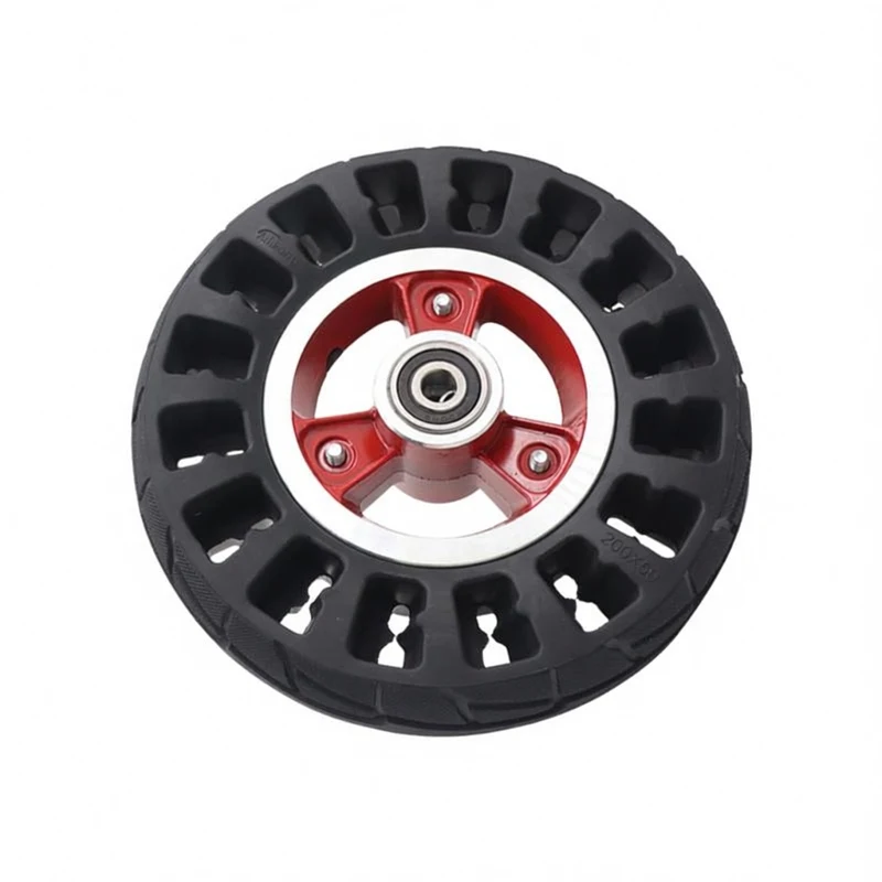 NEW High quality 200x50 solid tires non-inflatable wheels 8 inch solid wheels for scooter wheels