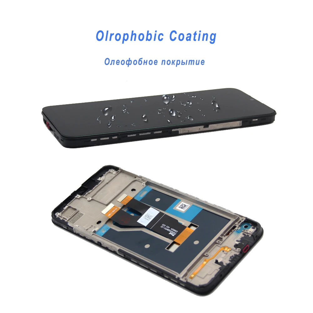 Pantalla C21 de 6,5 pulgadas para Realme C21, pantalla LCD, montaje de digitalizador con pantalla táctil Realme C21 LCD RMX3201, reemplazo de pantalla táctil