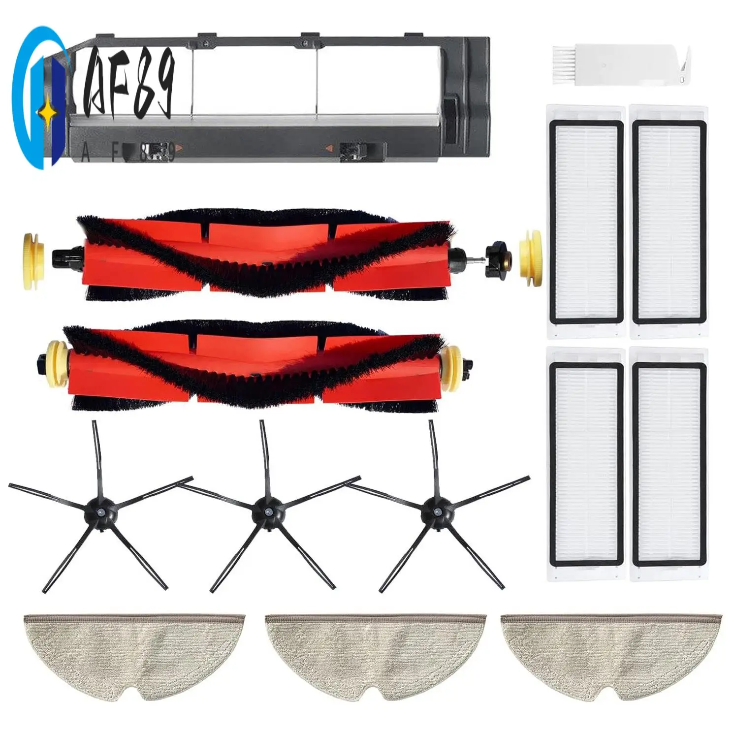 

AF89-14 Комплект запасных частей, аксессуары для пылесоса Roborock S6 S6 Maxv S6 Pure S5 S5 Max E2 E3 E25 E35 S50 S55 S60 S65