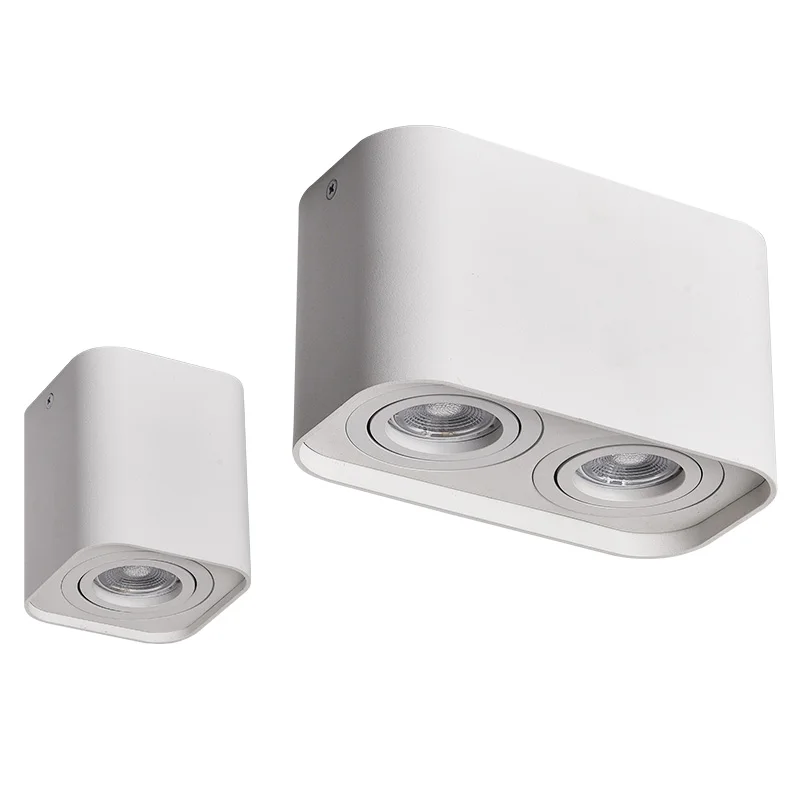 Imagem -05 - Yiying Led Holofotes Superfície Montado Pontos de Teto Ângulo Ajustável Downlights Interior Gu10 Lâmpada Ac85265v Iluminação para Casa