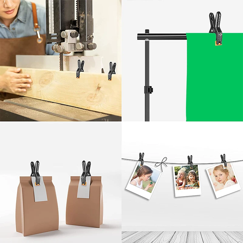 Grampos de mola resistentes e clipes de fundo para pano de fundo de musselina, suporte para cenário de fotografia de estúdio fotográfico