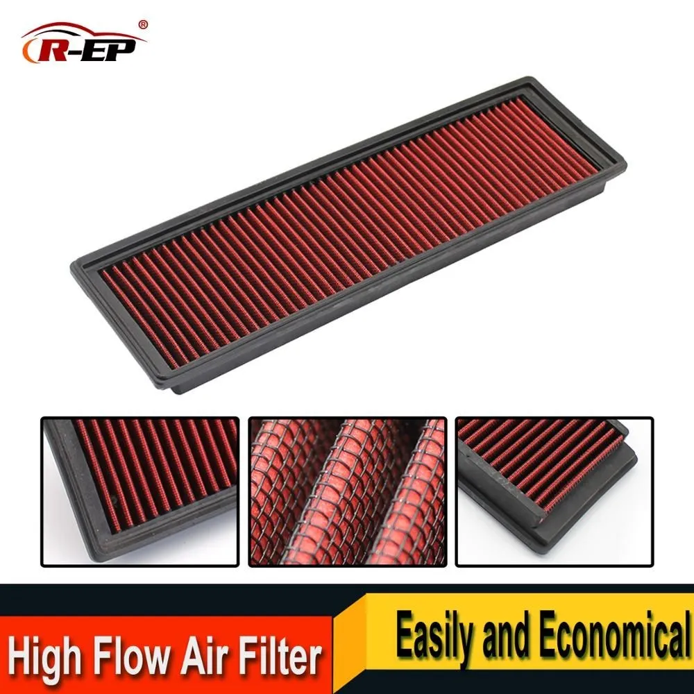 R-EP High Flow Air Filter Fit for Volkswagen Golf VI SportWagen Jetta Passat Rabbit Bora Replacement performance Intake Filters