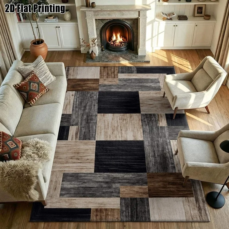 1Pc European Palace Retro Carpet, Bohemian Style Decorative Carpet, Suitable for Living Room, Bedroom, Dining Room, Bedside, Indoor and Outdoor Patio, Home Decoration Accessories
