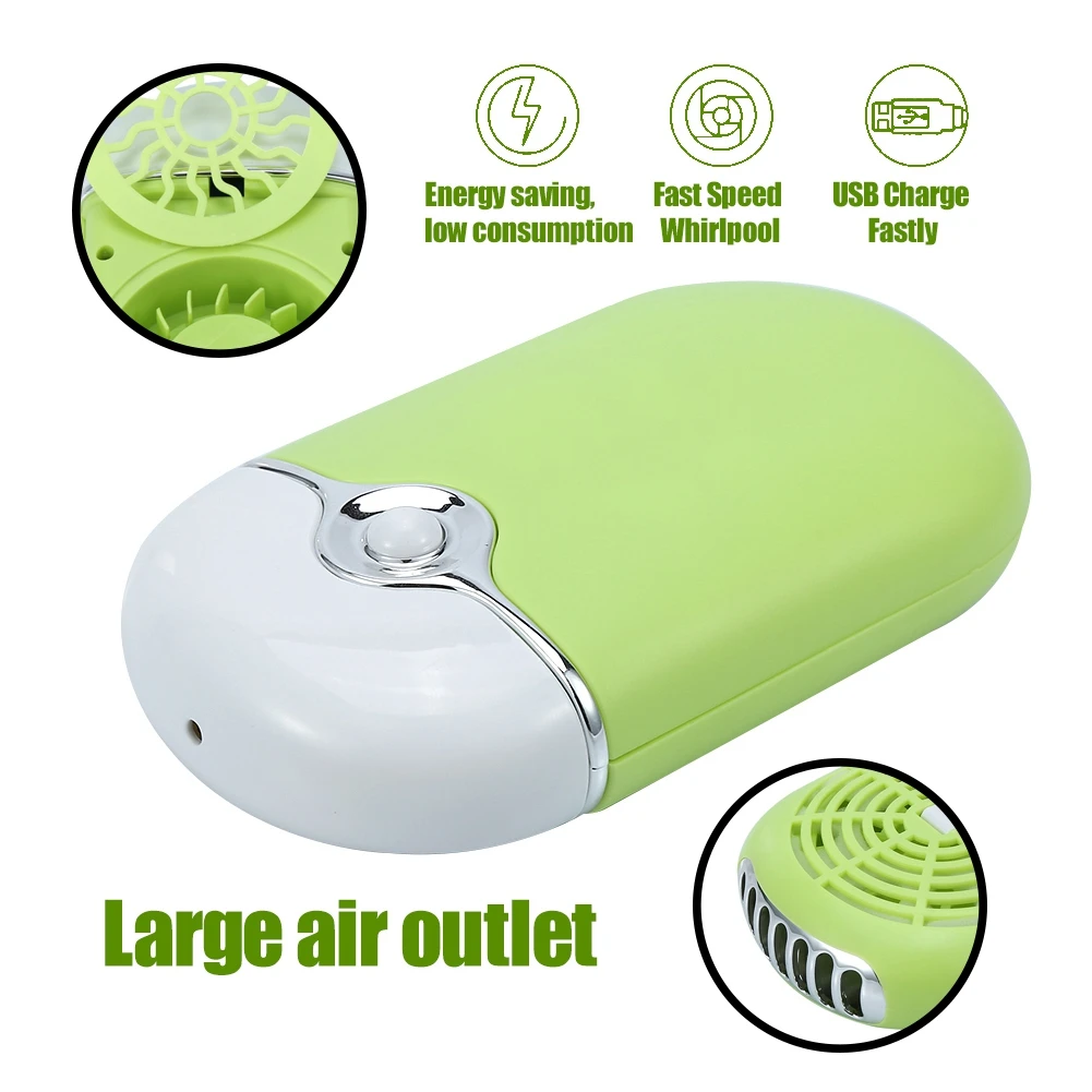 3 Colors Portable Cooling USB Mini Fan Air Conditioning Eyelash Extension Glue Quick Dry Tool Air Condition Mini Fan