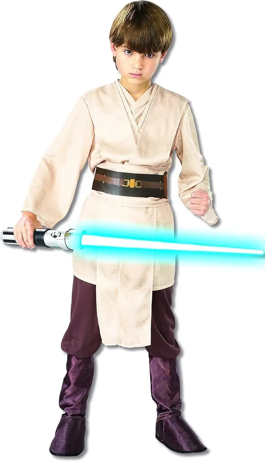 

Classic Child's Deluxe Jedi Knight Costume for Star Wars Fans, High-Quality Material
