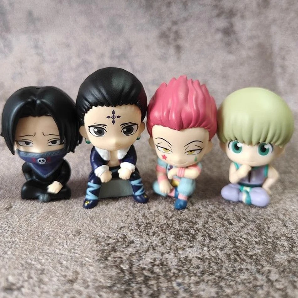 Aixlan GON FREECSS الشكل 4/8 قطعة مجموعة Q نسخة هنتر X هنتر عمل الشكل في البلاستيكية أنيمي هدية الكريسماس تمثال قابل للجمع #4