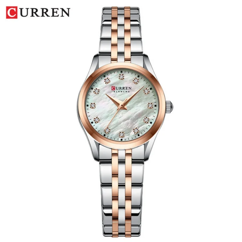 CURREN 9111 Luxury Women's Fashion Female Watch Students Elegant Charming Stainless Steel Romantic Star Sea Dial Quartz