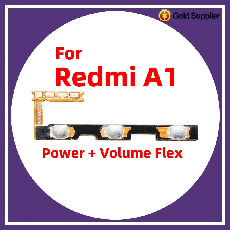 

For Xiaomi Redmi A1 Power ON OFF Volume Camera Key Button Switch Flex Cable Replacement