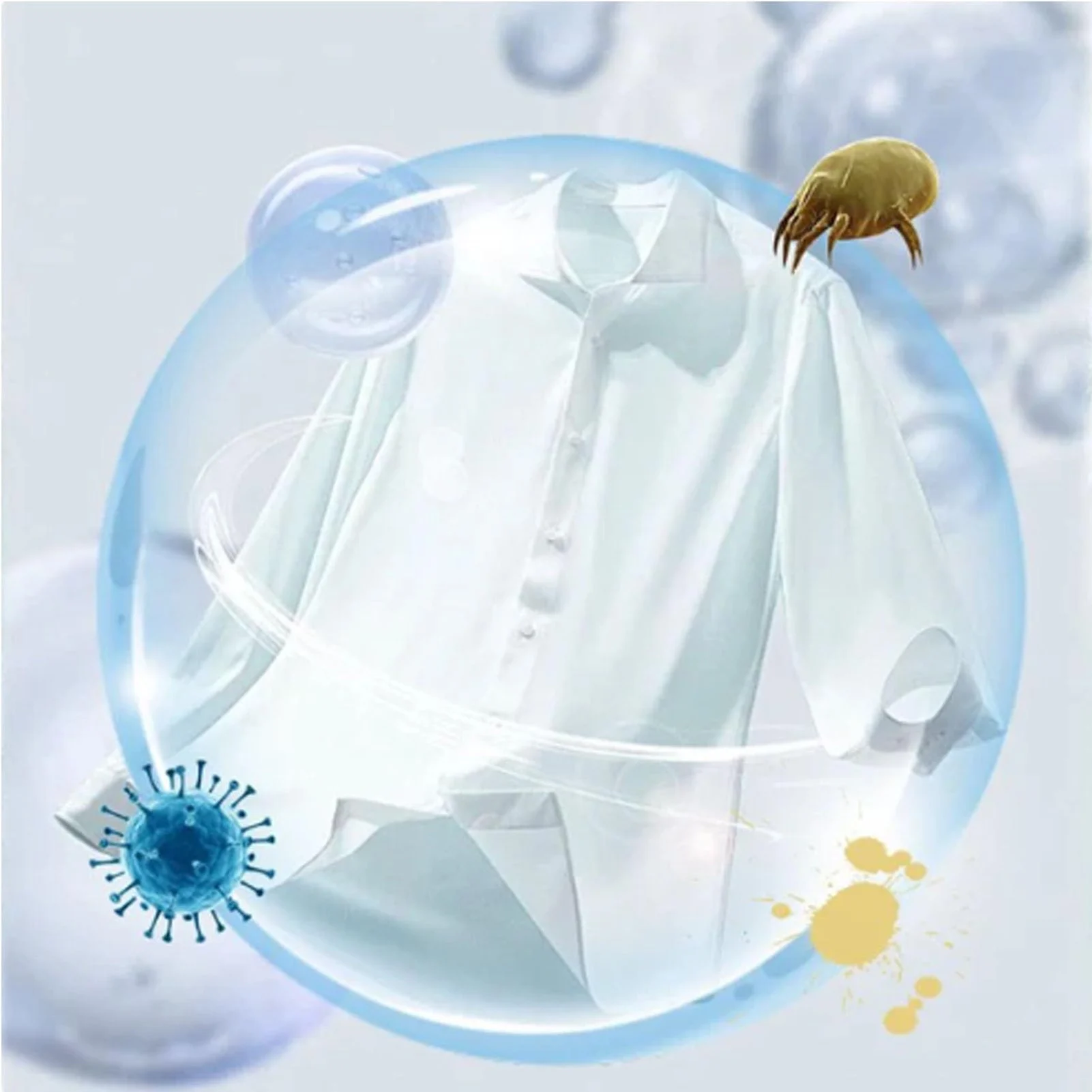 5-in-1 Multi Effect Laundry Beads Water Soluble Laundry Detergent Long Lasting Fragrance Retention Beads Household Cleaning Tool