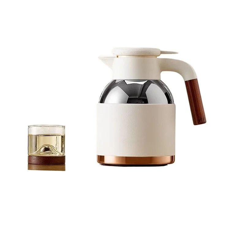 Household thermal insulation pot Large capacity kettle Titanium tea separation tea stew teapot thermal insulation kettle