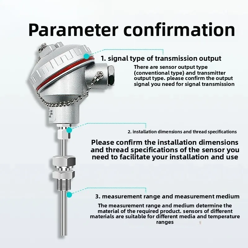 PT100 temperature sensor thermal resistance high temperature probe K type thermocouple temperature module