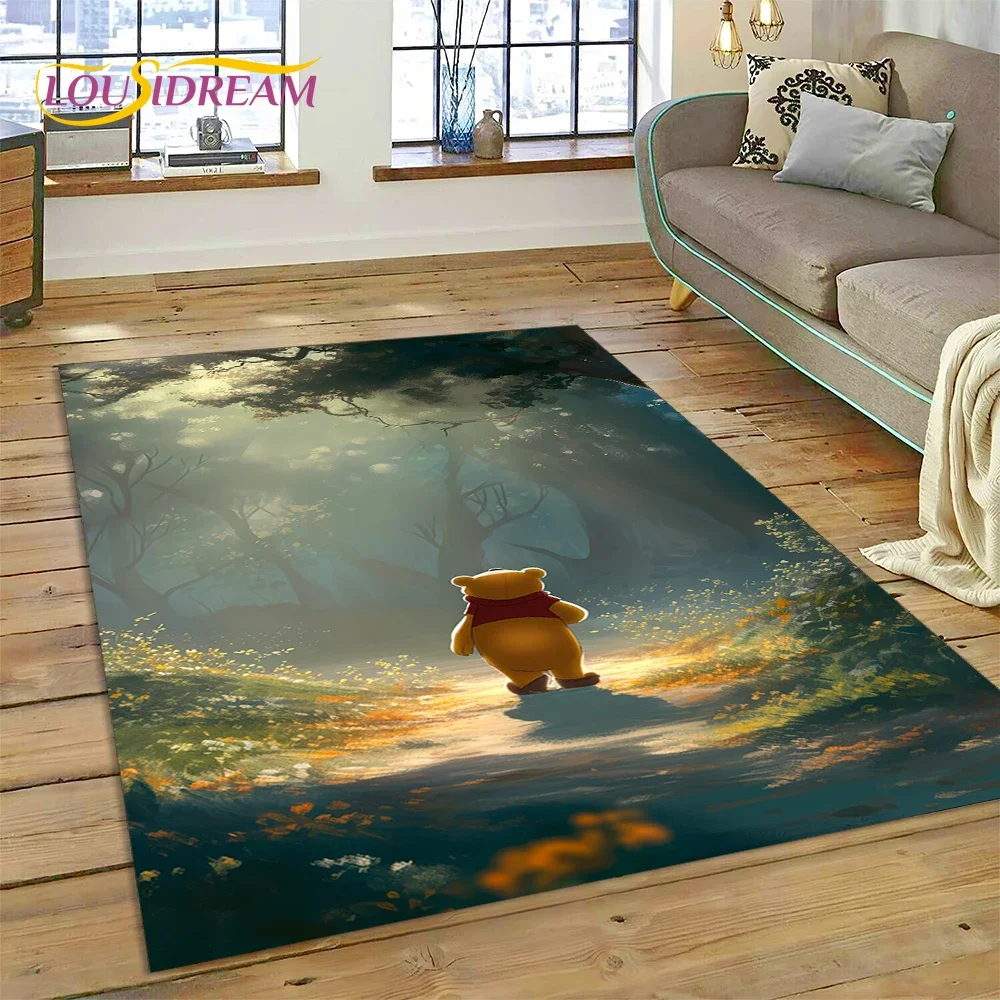 27 Style Winnie Pooh Bear Cartoon Rug Carpet for Living Room Bedroom Home Decor,kids Play Non-slip Decoration for Sofa Doormat