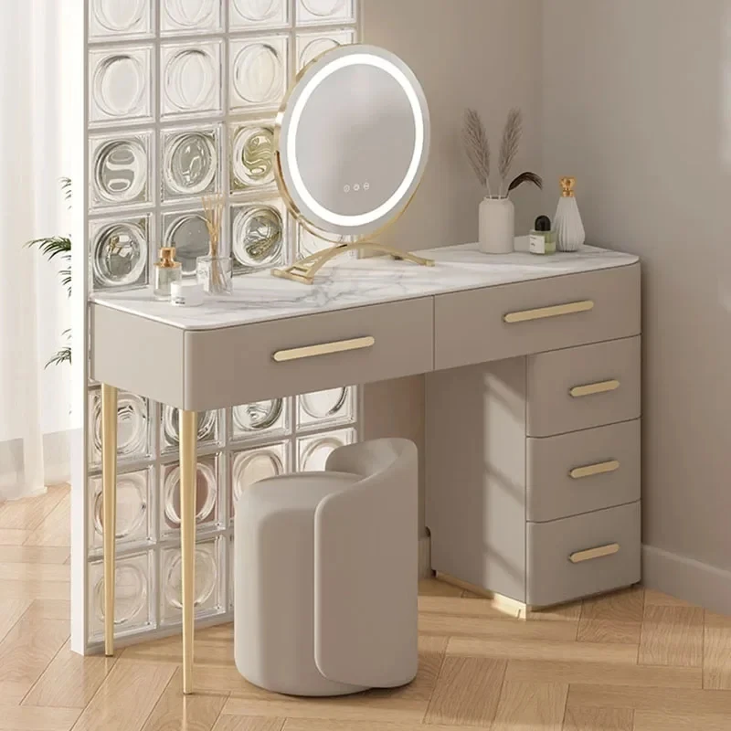 Makeup Modern Dressing Table European Drawer Luxury Nordic Dressing Table Storage Bedroom Comoda Pra Quarto Salon Furniture