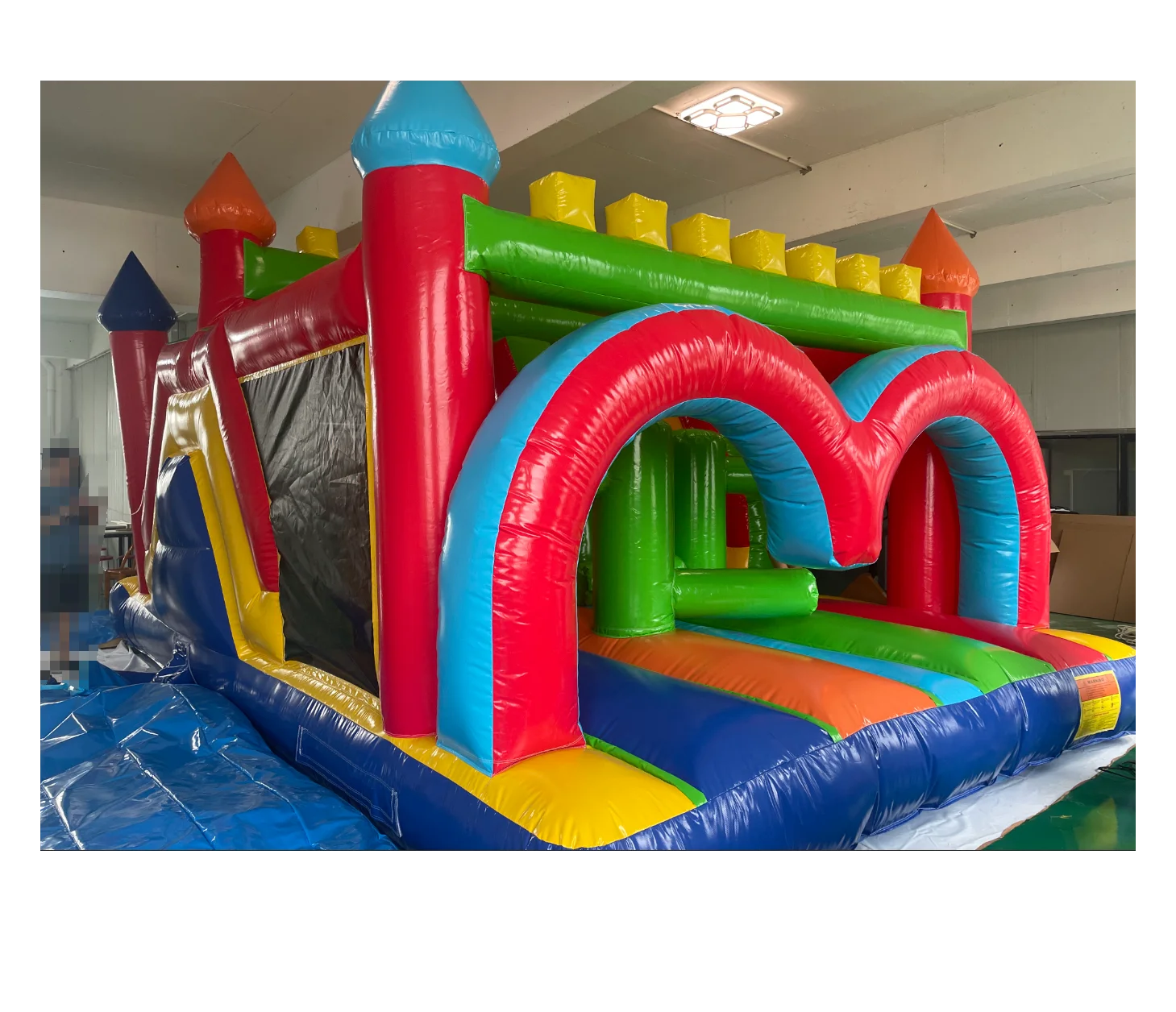 Interesting Cartoon Inflatable Jumping Castle  With Bounce House for Kids Party and Activity