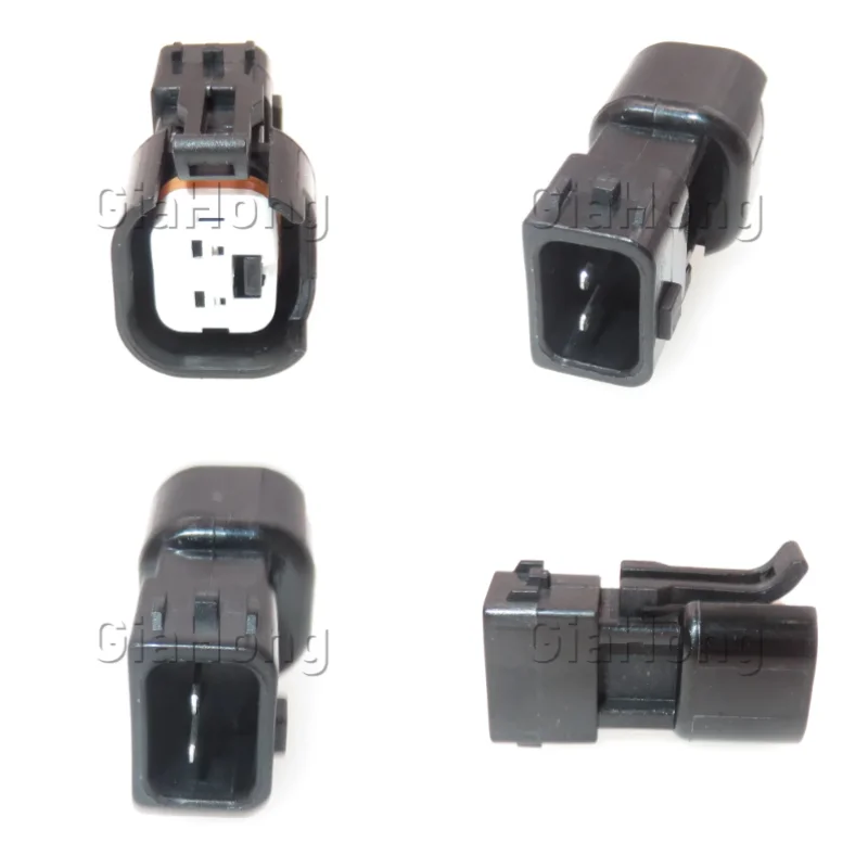 1 Set 2 Ways AC Assembly Parts Car Male to Female Plug-in Engine Adapter Auto Nozzle Wiring Socket Wire Converter EV6 To HOD
