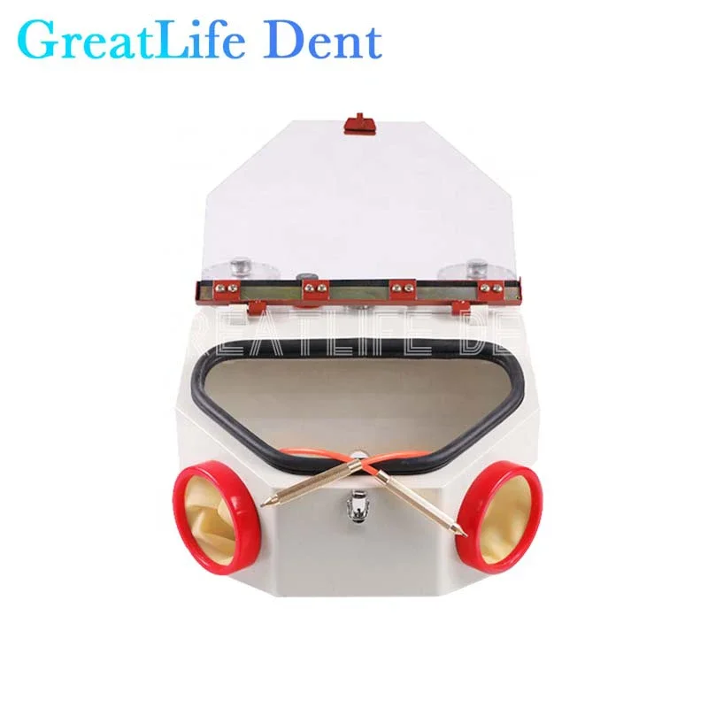 GreatLife Dent Twin Double Pen Dental Air Prophy Polisher Sandblasting Machine Dental Lab Equipment Dental Sandblasting Machine