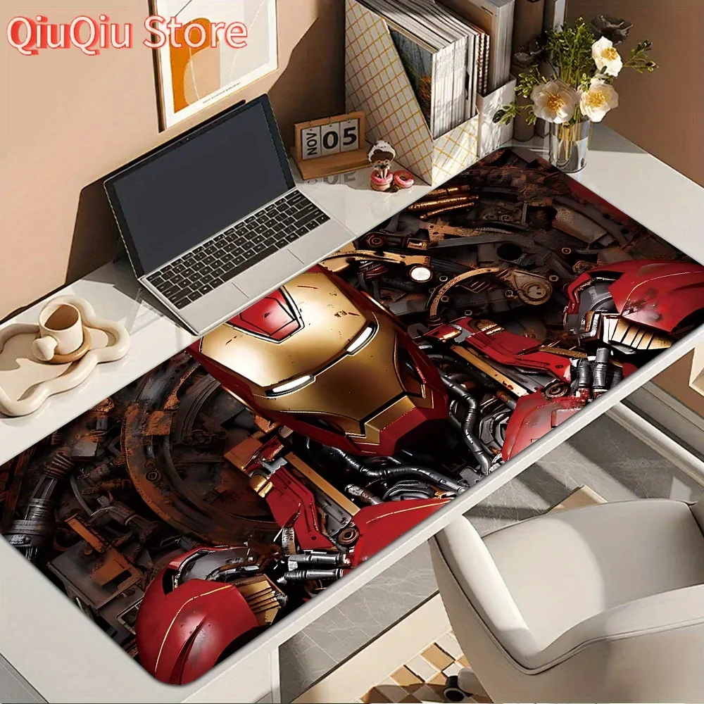 

Popular Movies Iron for Man Gaming Mouse Pad 1pc - Non-slip Rubber Base, Washable, Desk Accessories, Great for Office, School, H