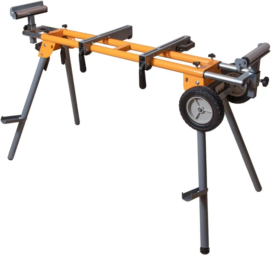 Portable Miter Saw Stand With Wheels Deluxe