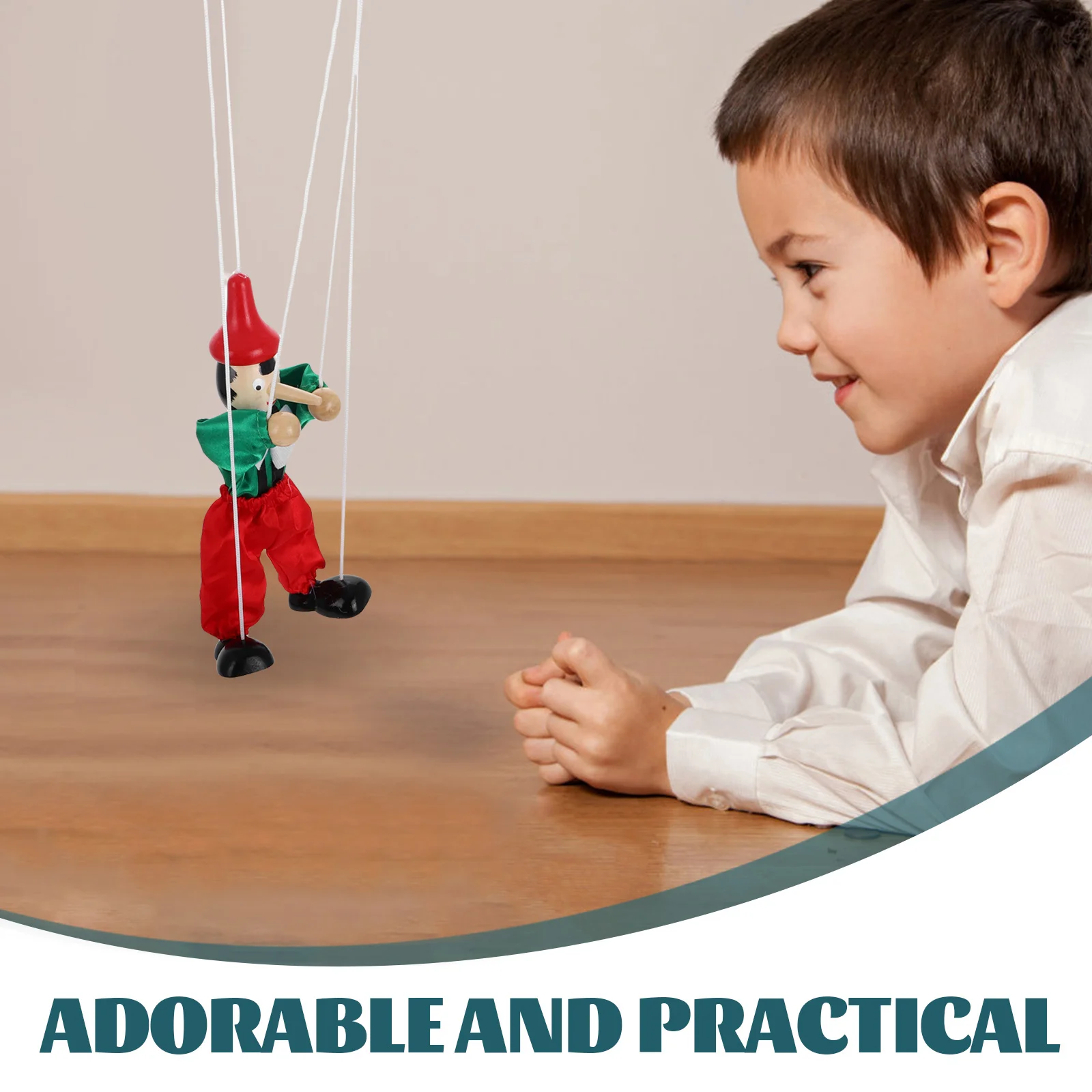 Marionette Puppet Kids String Puppet Creative Marionettes String Puppet for Kids peg figurines wooden people figures